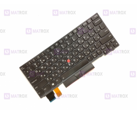Оригинальная клавиатура для ноутбука Lenovo ThinkPad X280, A285 series, black, ru, подсветка