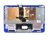 Оригінальна клавіатура для HP Stream 11-R, 11-D, 11-AS series, ru, white, синя передня панель