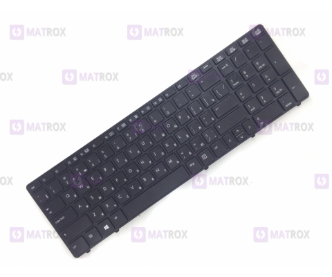 Оригинальная клавиатура для ноутбука HP ProBook 6560b series, rus, black, trackpoint