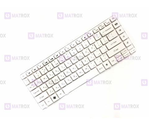 Оригинальная клавиатура для ноутбука Acer Gateway NV49, PackardBell NM85 series, rus, white