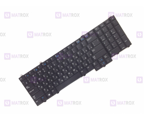 Оригинальная клавиатура для ноутбука Dell Latitude E5540 series, rus, black