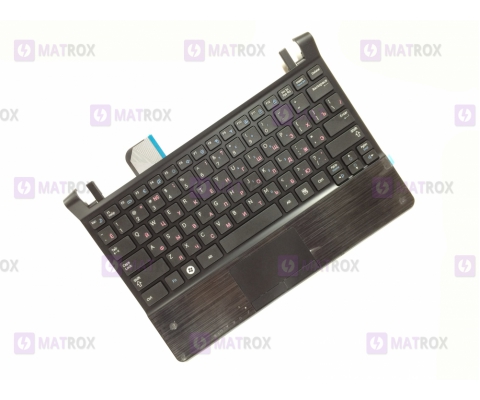 Оригинальная клавиатура для ноутбука Samsung N230, N350 series, black, ru, передняя панель