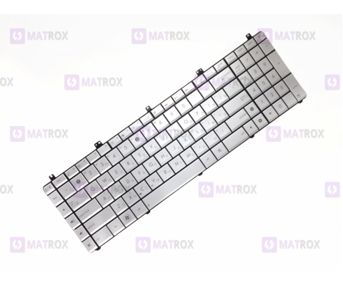Оригинальная клавиатура для ноутбука Asus N55 rus, silver
