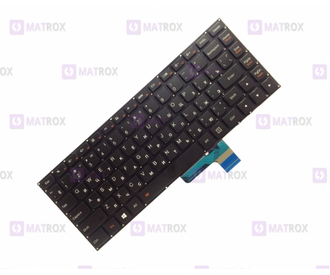 Оригинальная клавиатура для ноутбука LenovoYoga 2 13 series, ru, black, подсветка