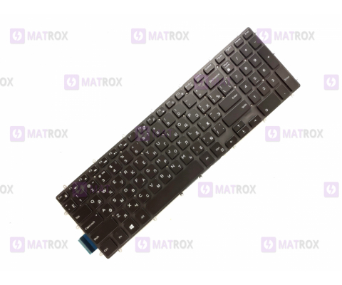 Оригинальная клавиатура для ноутбука Dell Inspiron 15 Gaming 7566 series, rus, black, подсветка