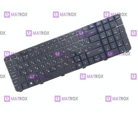 Оригинальная клавиатура для ноутбука HP Pavilion dv7-7000 series, rus, black, с рамкой, подсветка