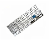 Оригинальная клавиатура для ноутбука Asus Zenbook UX301 series, silver, ru