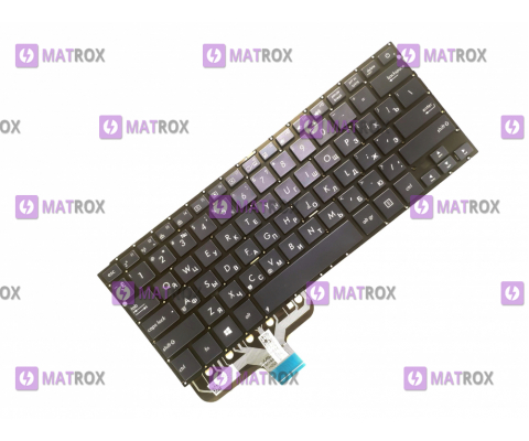 Оригинальная клавиатура для ноутбука Asus Zenbook UX301 series, dark blue, ru
