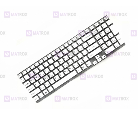 Оригинальная клавиатура для ноутбука Sony Vaio VPC-EC series, white, ru
