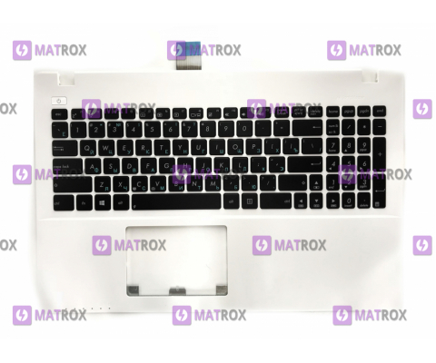 Оригинальная клавиатура для ноутбука Asus X550 series, передняя панель, rus, white