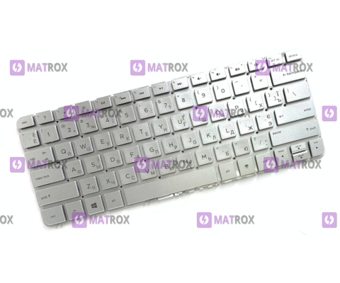 Клавіатура для ноутбука HP Spectre X360 13-4000, Spectre Pro X360 G1, Spectre Pro X360 G2 series, ru, silver, підсвічування