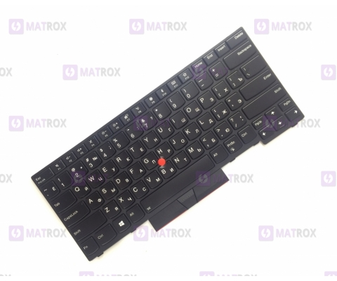Оригинальная клавиатура для ноутбука Lenovo ThinkPad E480, L480, T480s, L380 series, ru, black, подсветка
